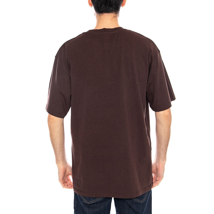 Oversize Basic TS Coffee Bean - Maglietta Girocollo Uomo Marrone I035016.3RM.67. 3RM.67 EDWIN 