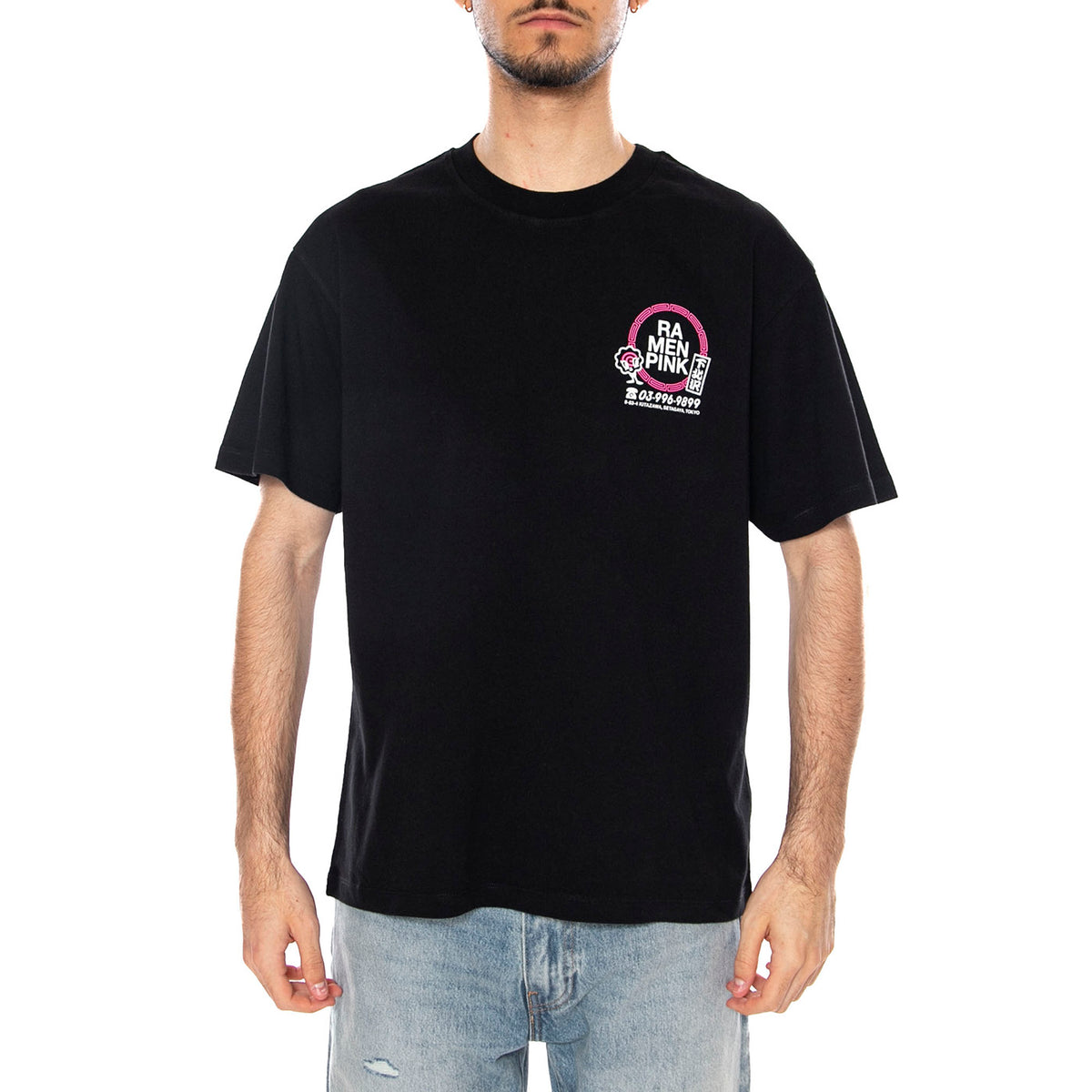 RAMEN PINK TS - Maglietta Girocollo Uomo Nera I036627.89.67. 89,67 EDWIN 