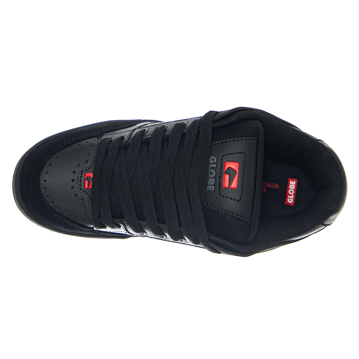 Tilt Black/Red/Charcoal - Scarpe Stringate Uomo Nere GBTILT 10801 GLOBE 