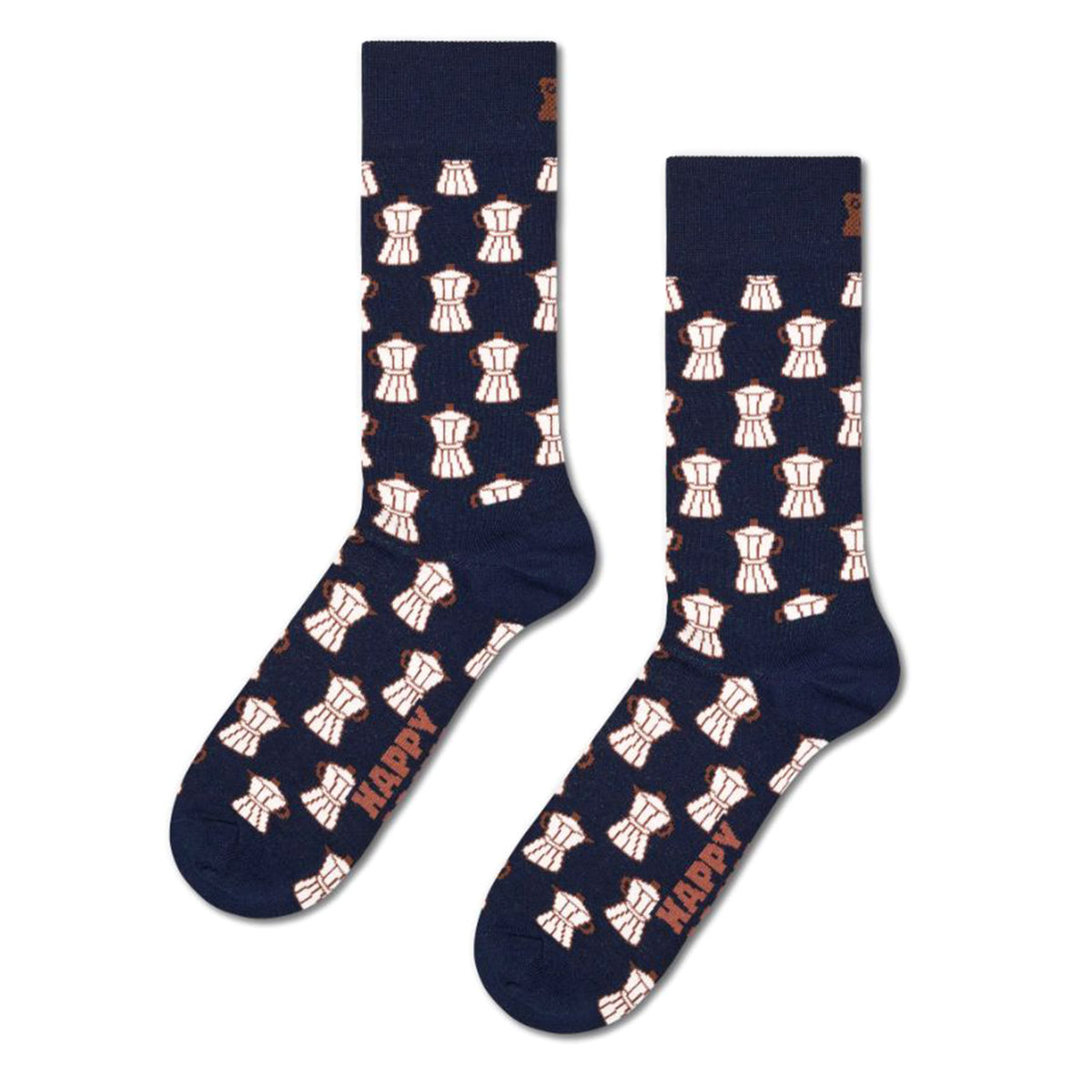 Moka Maker Sock Navy Blue - Calzini Blu P004505 NVY HAPPY SOCKS 