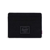 CHARLIE CARDHOLDER BLACK TONAL - Billetera Negra ACCESORIOS HERSCHEL