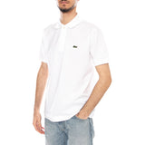 Polo Manga Corta - Polo Blanca con Logo Lacoste Hombre LACOSTE