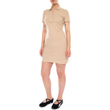 VESTIDO BEIGE - Vestido Polo Mujer Beige  Mujer LACOSTE