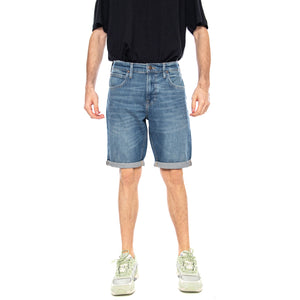 5 POCKET SHORT BUD - Bermuda Denim Jeans Uomo Blu 112376311 BL LEE 