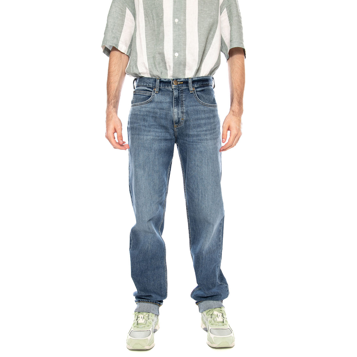WEST BLUE FORCE - Pantaloni Denim Jeans Uomo Blu 112376379 BL LEE 