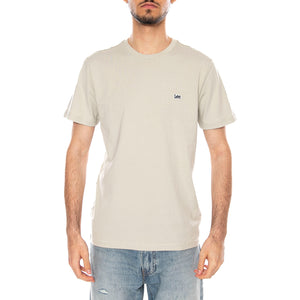 SS PATCH LOGO TEE COVE BEIGE - Maglietta Girocollo Uomo Beige 112376454 BGE LEE 