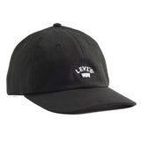 Lazy Girl Logo Cap - Caviar Seersucker Black - Cappellino con Visiera ACCESSORI LEVI'S