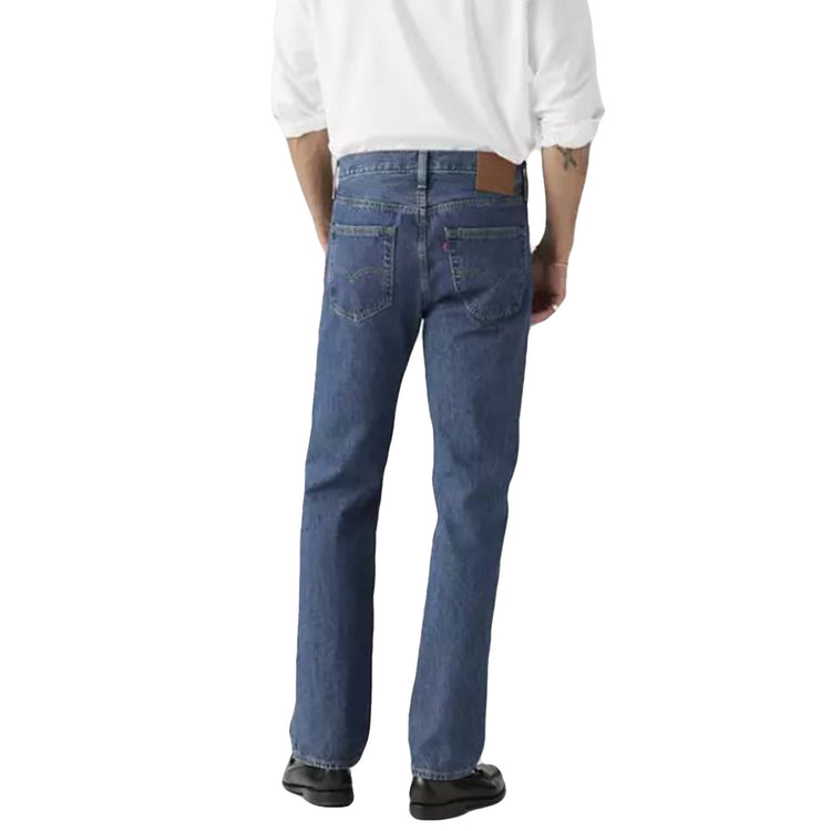 501 Levis Original Stonewash 80684 - Pantaloni Denim Jeans Uomo Blu 00501-0114 Med Indigo LEVIS 