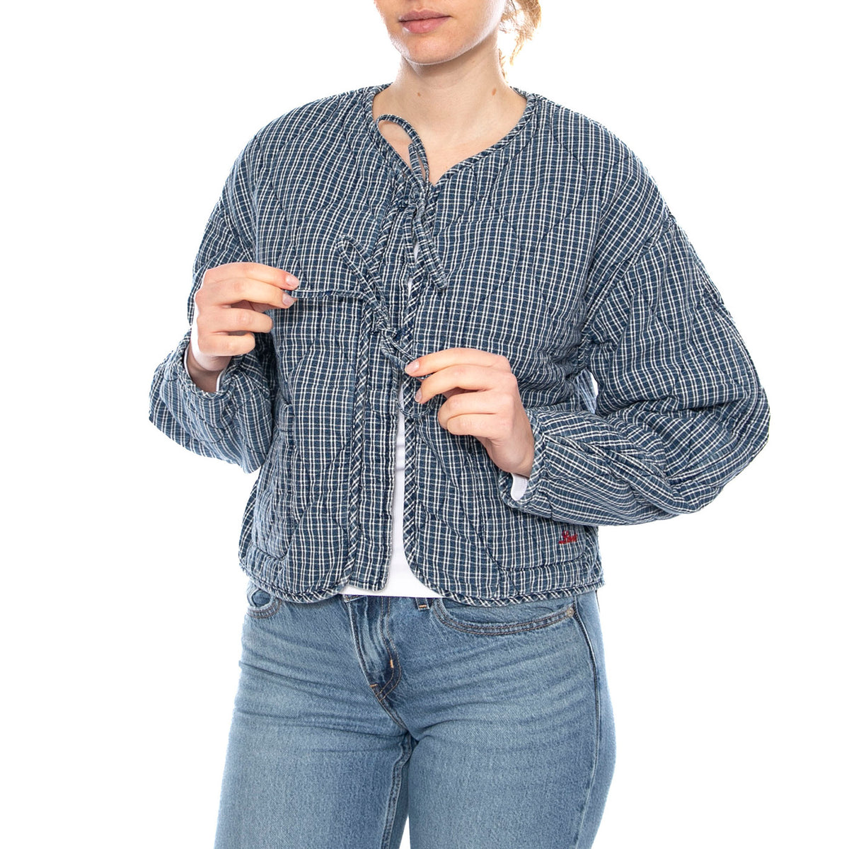 Rue Liner Jacket - Little Tiny Windows - Giacca Donna Medio Indigo Blu 005AU 0001 LEVIS 