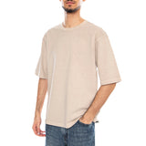 Heavyweight Loose Tee - Garment Dye Pumice Stone - Camiseta Cuello Redondo Hombre Beige Hombre LEVIS