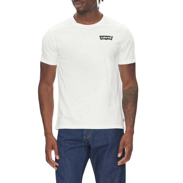 Graphic Crewneck Tee Color BW White + GR White - Maglietta Girocollo Uomo Bianca 22491-1693 White LEVIS 