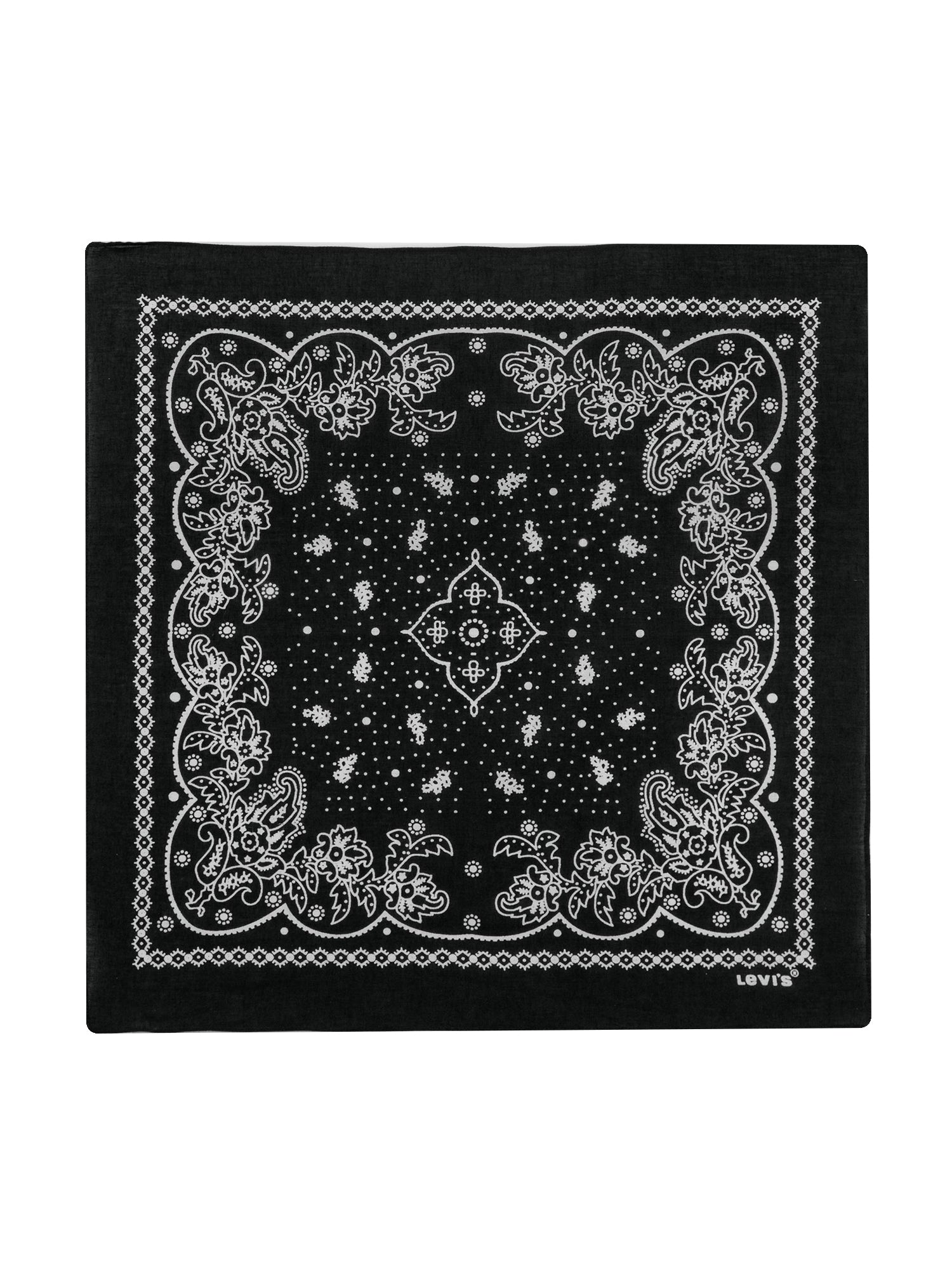 PAISLEY BANDANA CAVIAR BLACK - Bandana Nera 77138 0631 LEVIS 
