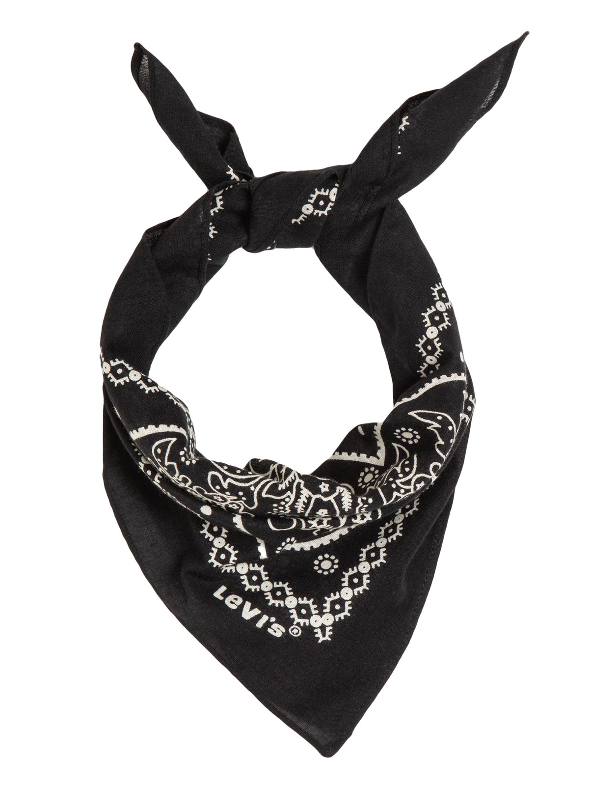 PAISLEY BANDANA CAVIAR BLACK - Bandana Nera 77138 0631 LEVIS 