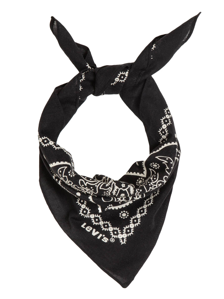 PAISLEY BANDANA CAVIAR BLACK - Bandana Nera 77138 0631 LEVIS 