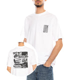 Vintage Fit Graphic Tee - Americas Finest Overalls - Jet Black - Camiseta Cuello Redondo Hombre Blanca Hombre LEVIS