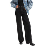 Ribcage Wide Leg H223 Blacks - Pantalones Mujer Negros Mujer LEVIS