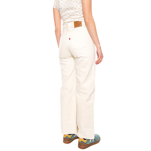 Ribcage Wide Leg H223 Polar Perimeter - Pantaloni Donna Beige A6081 0009 LEVIS 
