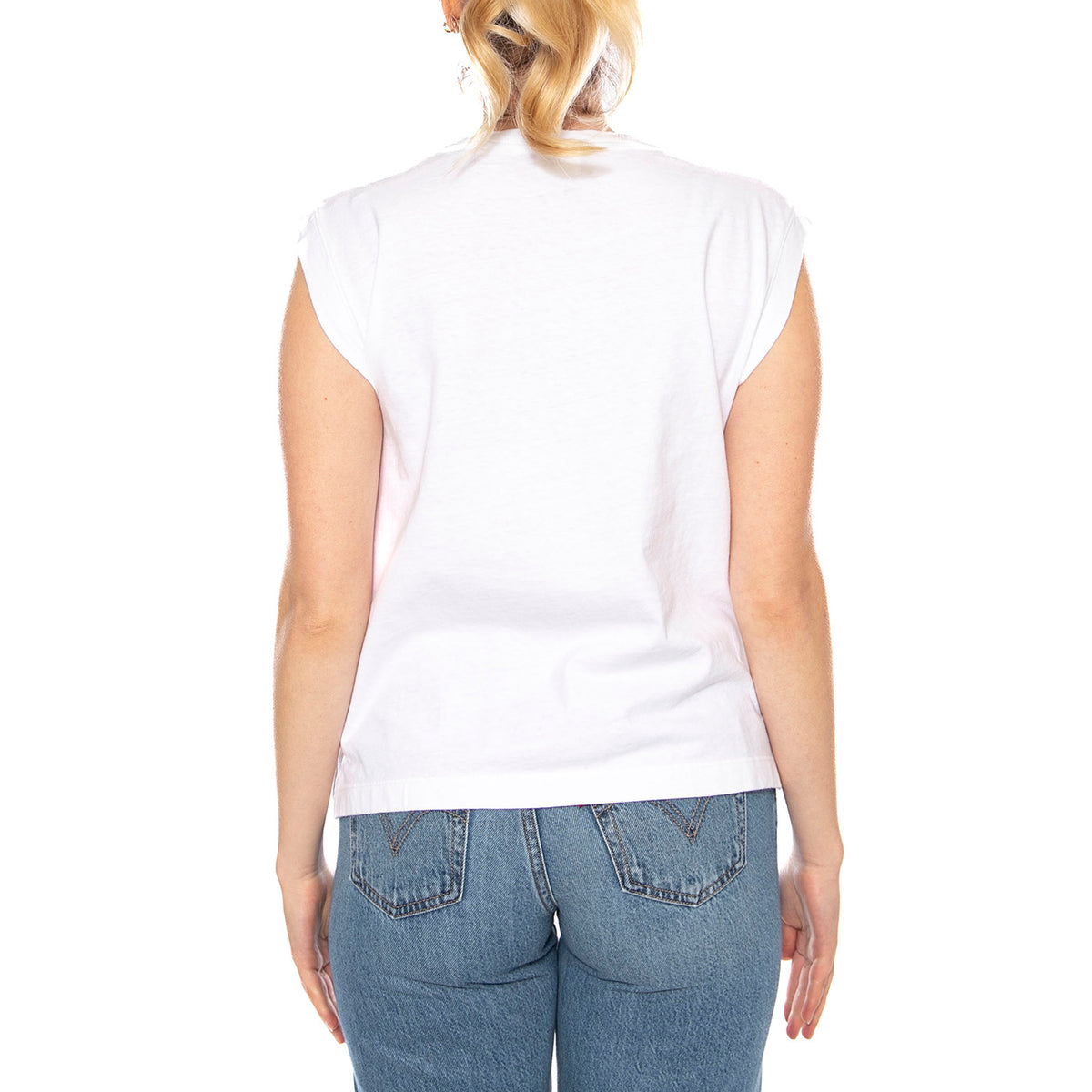 Boxy Tank - White + Slub - Canotta Donna Bianca A8794 0001 LEVIS 