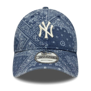 Washed Paisley 9TWENTY® New York Yankees - Cappellino Blu Navy 60771823 NVY NEW ERA 