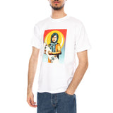SKATEISTAN / OBEY TEE - Camiseta Cuello Redondo Hombre Blanca Hombre OBEY