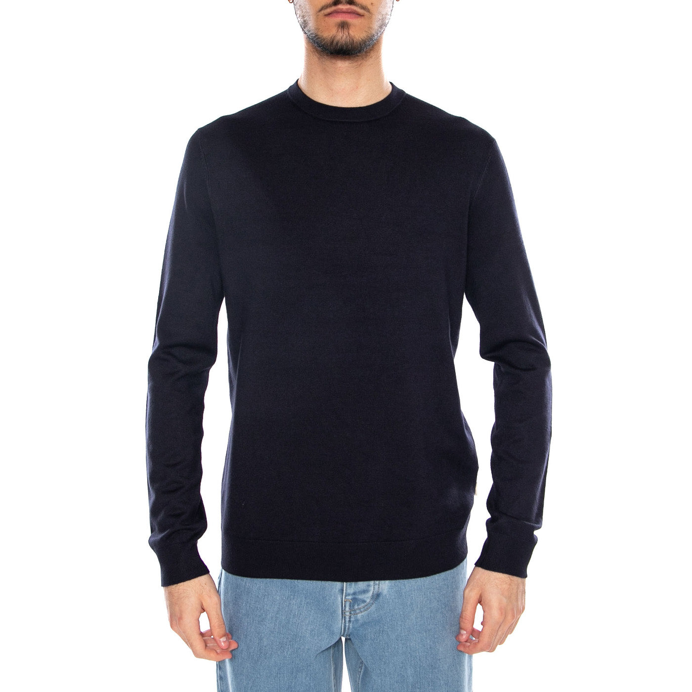 Onswyler Life Reg 14 LS Crewknit Noos Dark Navy - Maglione Girocollo Uomo Blu 22020088 DKN ONLY & SONS 