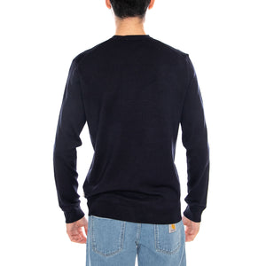 Onswyler Life Reg 14 LS Crewknit Noos Dark Navy - Maglione Girocollo Uomo Blu 22020088 DKN ONLY & SONS 