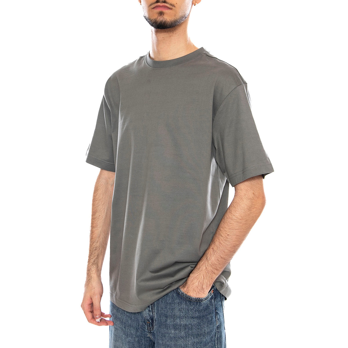 ONSFRED LIFE RLX SS Tee NOOS - Castor Gray - Maglietta Girocollo Uomo Grigia 22022532-GRAY CASTOR GRAY ONLY & SONS 