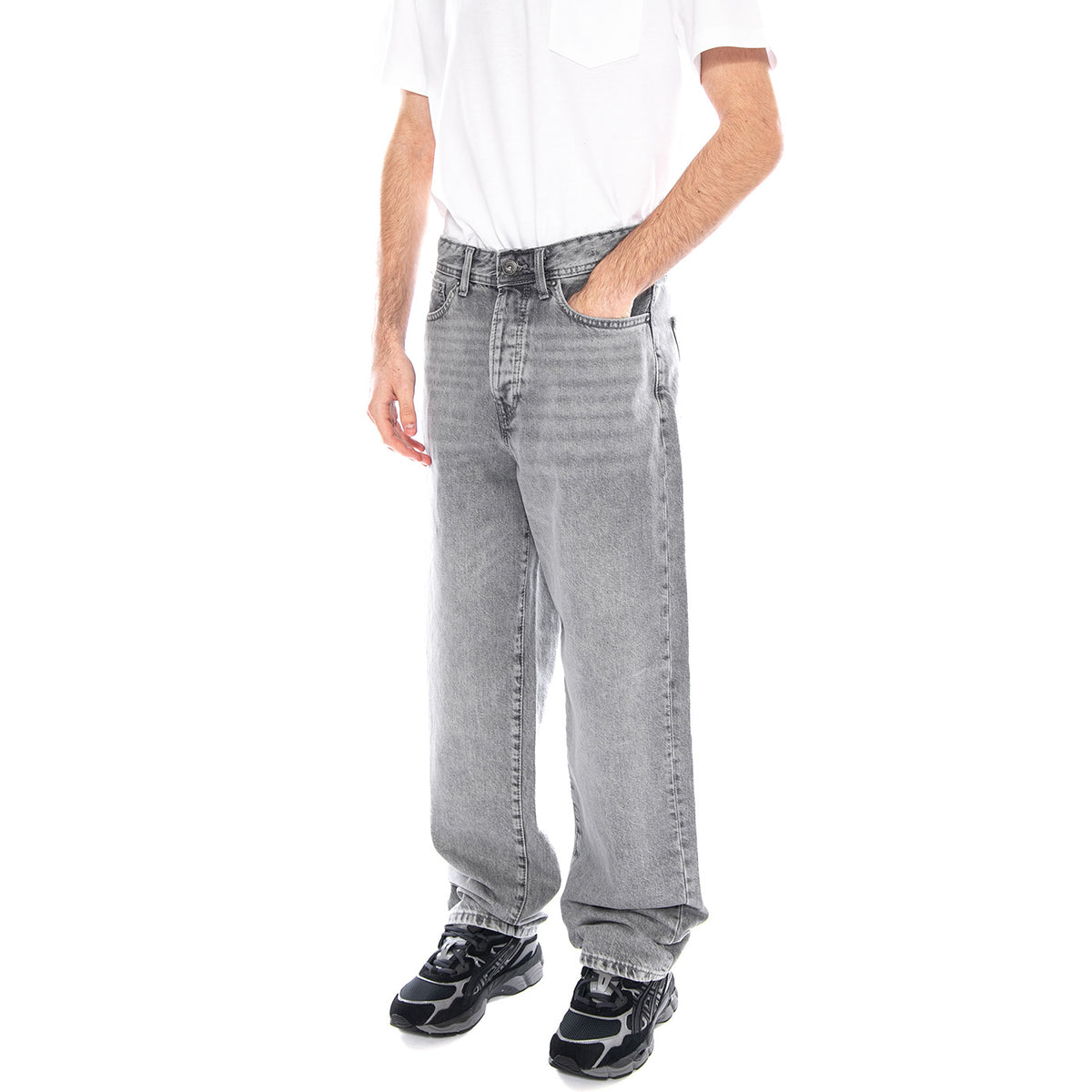 Fade Loose MG 2332 TAI DNM NOOS - Pantaloni Denim Jeans Uomo Grigi 22032332 MEDIUM GREY DENIM ONLY & SONS 