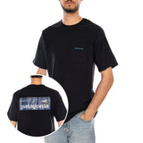 M'S BOARDSHORT LOGO POCKET RESPONSIBILI-TEE BLACK - Camiseta Cuello Redondo Hombre Negra Hombre PATAGONIA