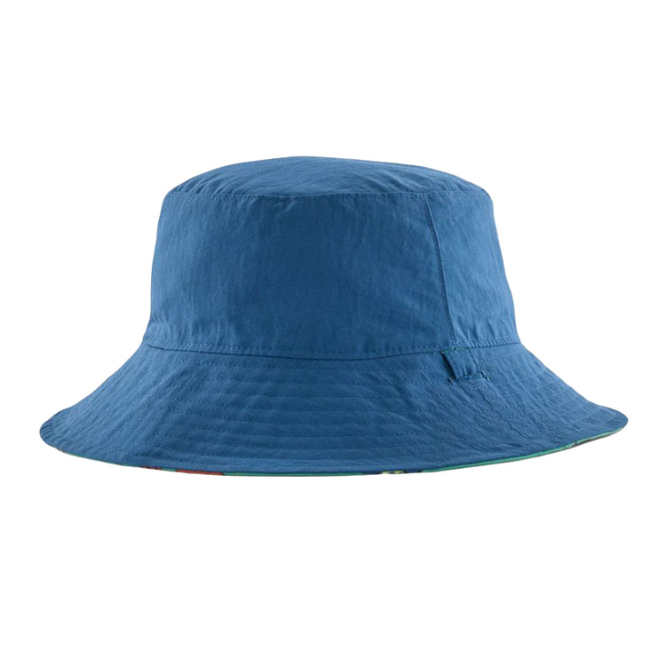 BABY SUN BUCKET HAT AQUA STONE - Cappello da Pescatore Double Face Blu / Grigio 66077 RFAQ PATAGONIA 