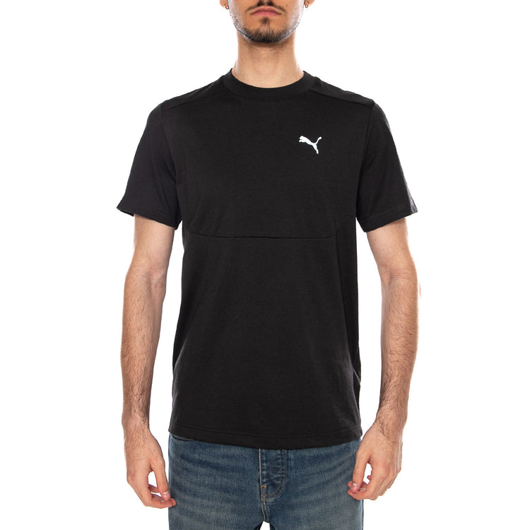 PUMATECH TEE BLACK - Maglietta Girocollo Uomo Nera 692180 01 PUMA 
