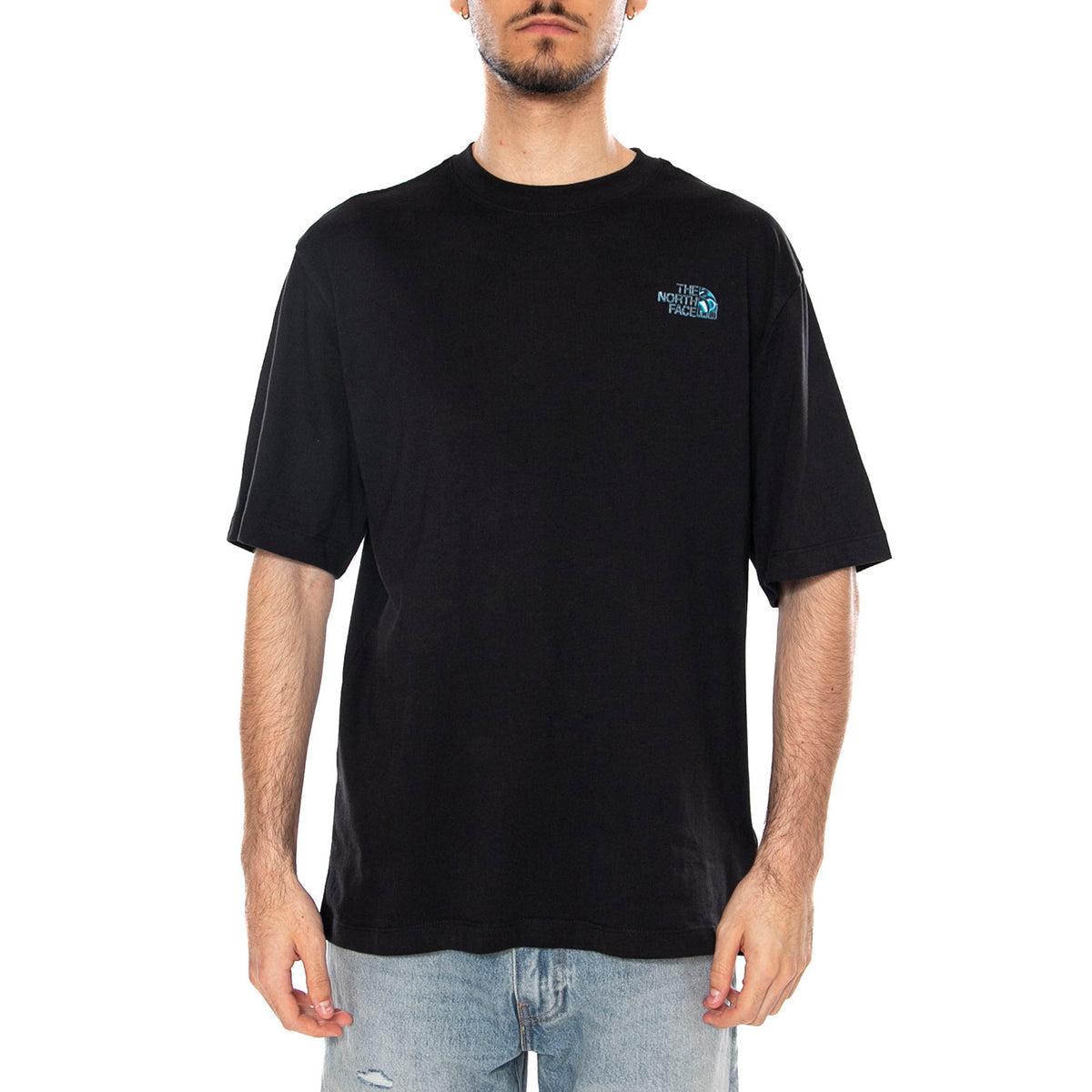 M LQD BOX NSE OS SS TEE - Maglietta Girocollo Uomo Nera NF0A8G9W JK31 THE NORTH FACE 