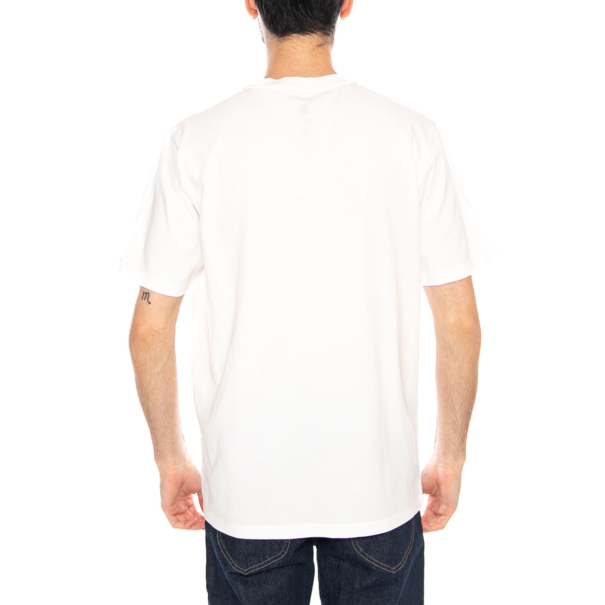FISHERMAN ZACH TEE - Maglietta Girocollo Uomo Bianca MTS00508 WHT THINKING MU 