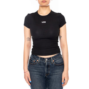 CAMERON TEE BLACK - Maglietta Girocollo Donna Nera VN000RD1 BLK1 VANS 