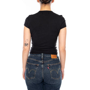 CAMERON TEE BLACK - Maglietta Girocollo Donna Nera VN000RD1 BLK1 VANS 
