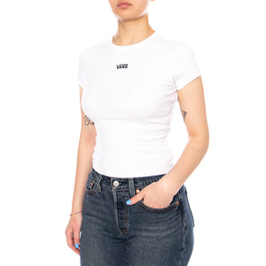 CAMERON TEE WHITE - Maglietta Girocollo Donna Bianca VN000RD1 WHT1 VANS 