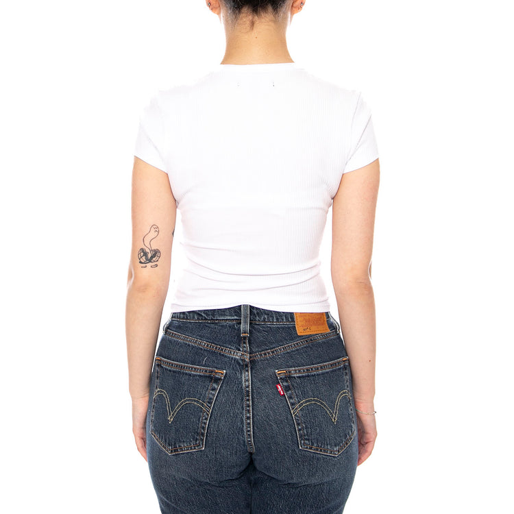 CAMERON TEE WHITE - Maglietta Girocollo Donna Bianca VN000RD1 WHT1 VANS 