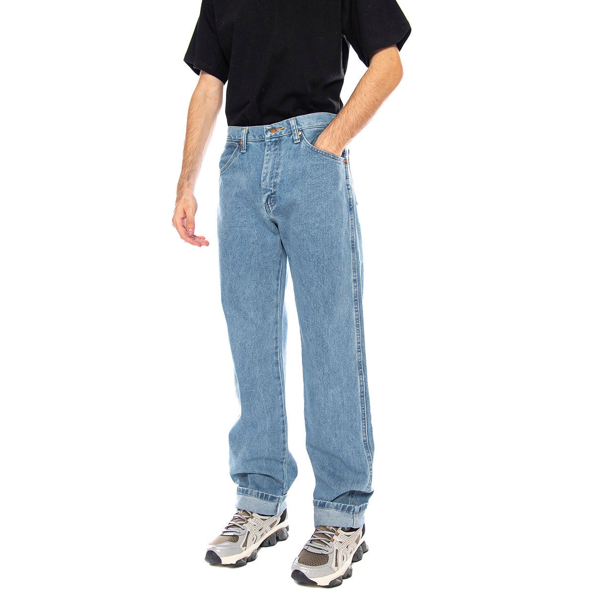13MWZ Antique Wash Denim Jeans - Pantaloni Denim Jeans Uomo Blu 112358497 BL WRANGLER 