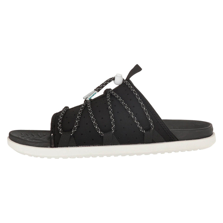 PALMER - JIFFY BLACK/SHELL WHITE - Sandali Uomo Neri 61101700-1007 BLK NATIVE 