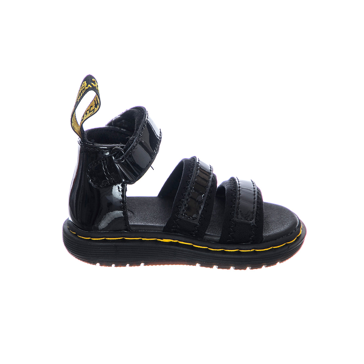 Marabel Infant Sandals - Black Patent Lamper - Sandali Bambino / Bambina Neri - Neonato DMKMARIBK22346001 . DR.MARTENS 