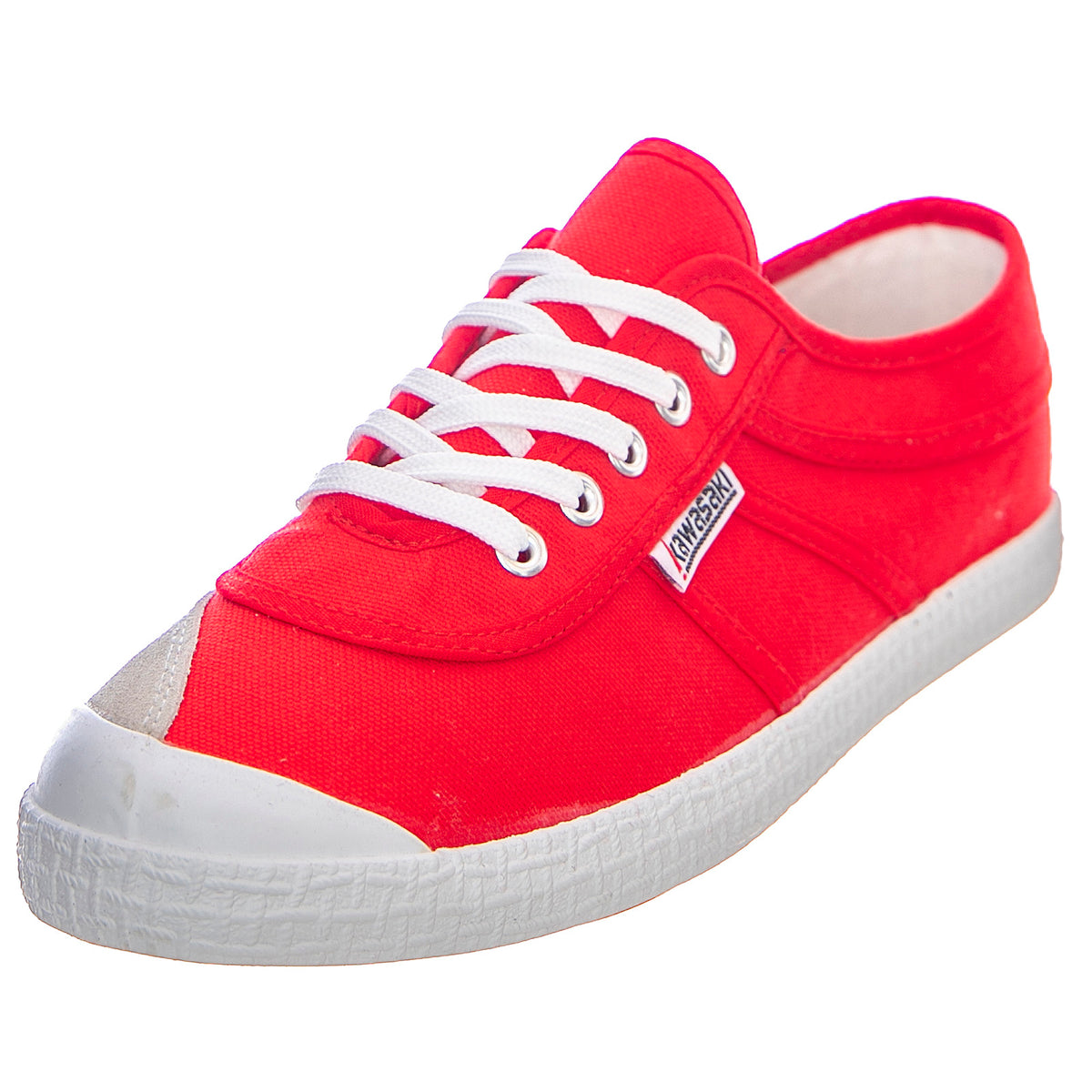 Basic Canvas Shoes - Fiery Red - Scarpe Stringate Profilo Basso Donna / Uomo Rosse KWS192495-4012 . KAWASAKI 