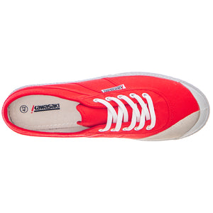Basic Canvas Shoes - Fiery Red - Scarpe Stringate Profilo Basso Donna / Uomo Rosse KWS192495-4012 . KAWASAKI 