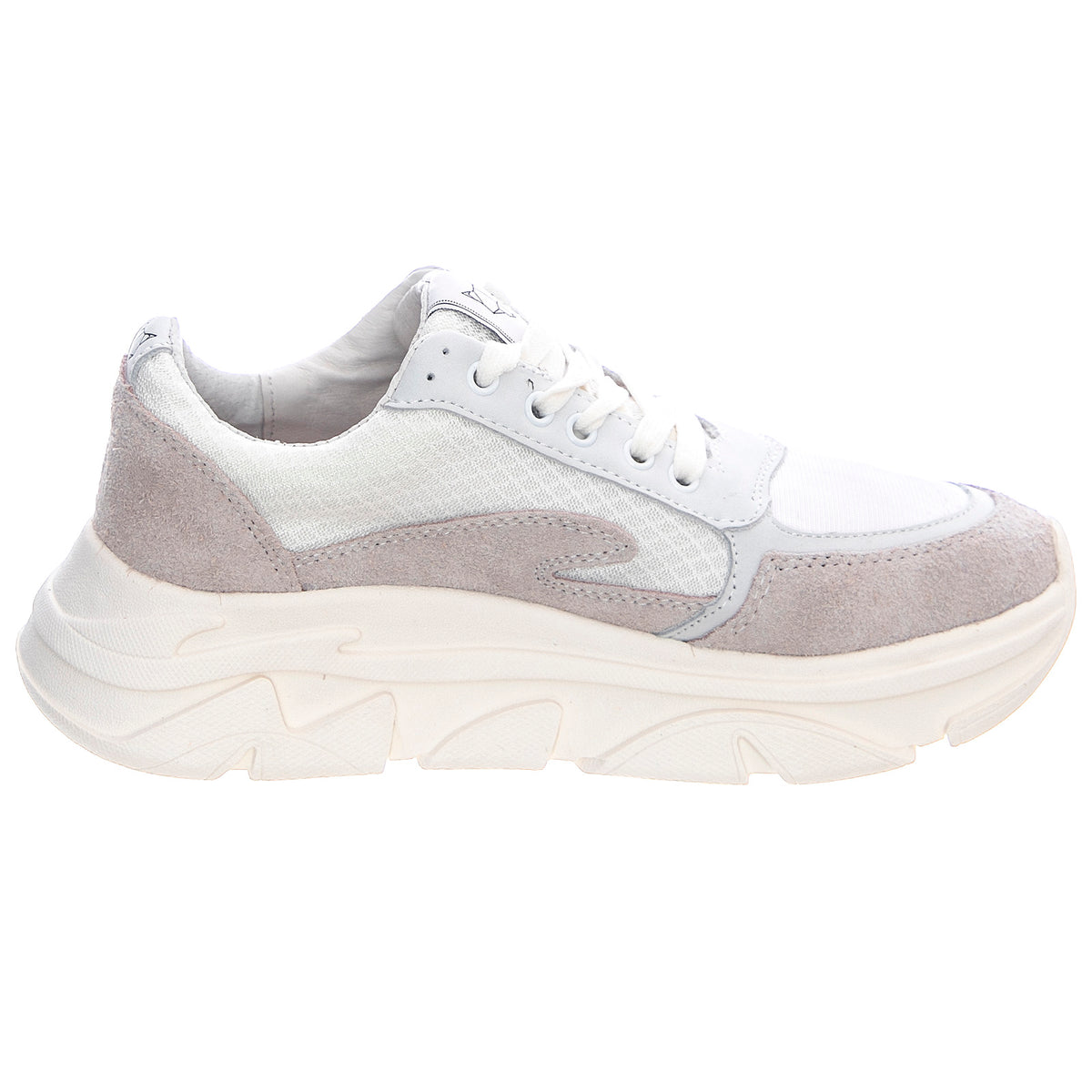 Waves Sneakears - White Combo - Scarpe Profilo Basso Donna Bianche NWSWAVES-WHITE . NAKED WOLFE 