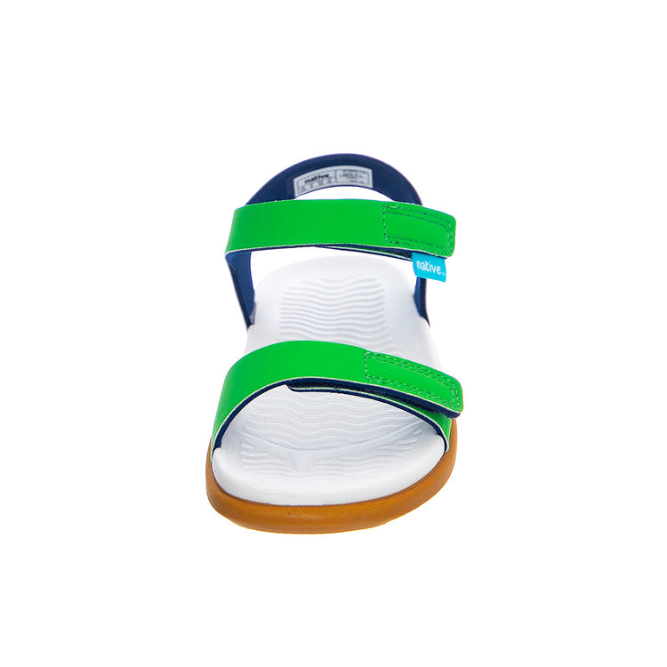 Charley Child Sandals - Green / White / Brown - Sandali Bambino Verdi / Multicolore 63105500-3164 . NATIVE 