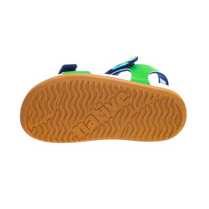 Charley Child Sandals - Green / White / Brown - Sandali Bambino Verdi / Multicolore 63105500-3164 . NATIVE 