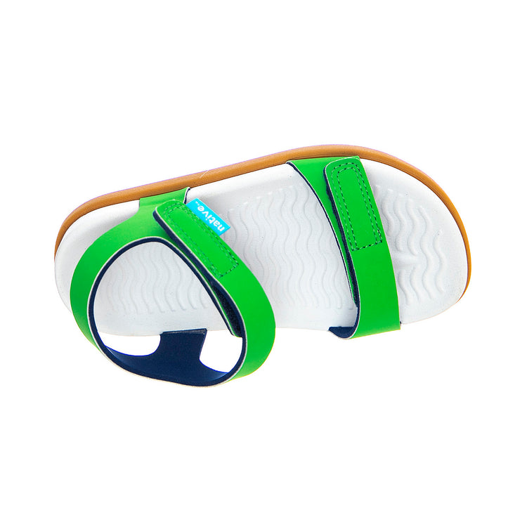 Charley Child Sandals - Green / White / Brown - Sandali Bambino Verdi / Multicolore 63105500-3164 . NATIVE 