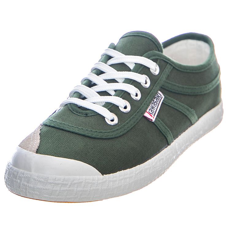Basic Canvas Shoes - Green - Scarpe Stringate Profilo Basso Uomo / Donna Verdi KWS192495-3026 . KAWASAKI 