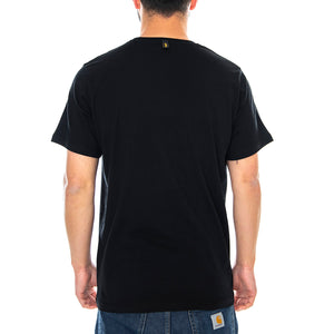 Target Print Tee - Black - Maglietta Girocollo Uomo Nera DMCAC832001 . DR.MARTENS 