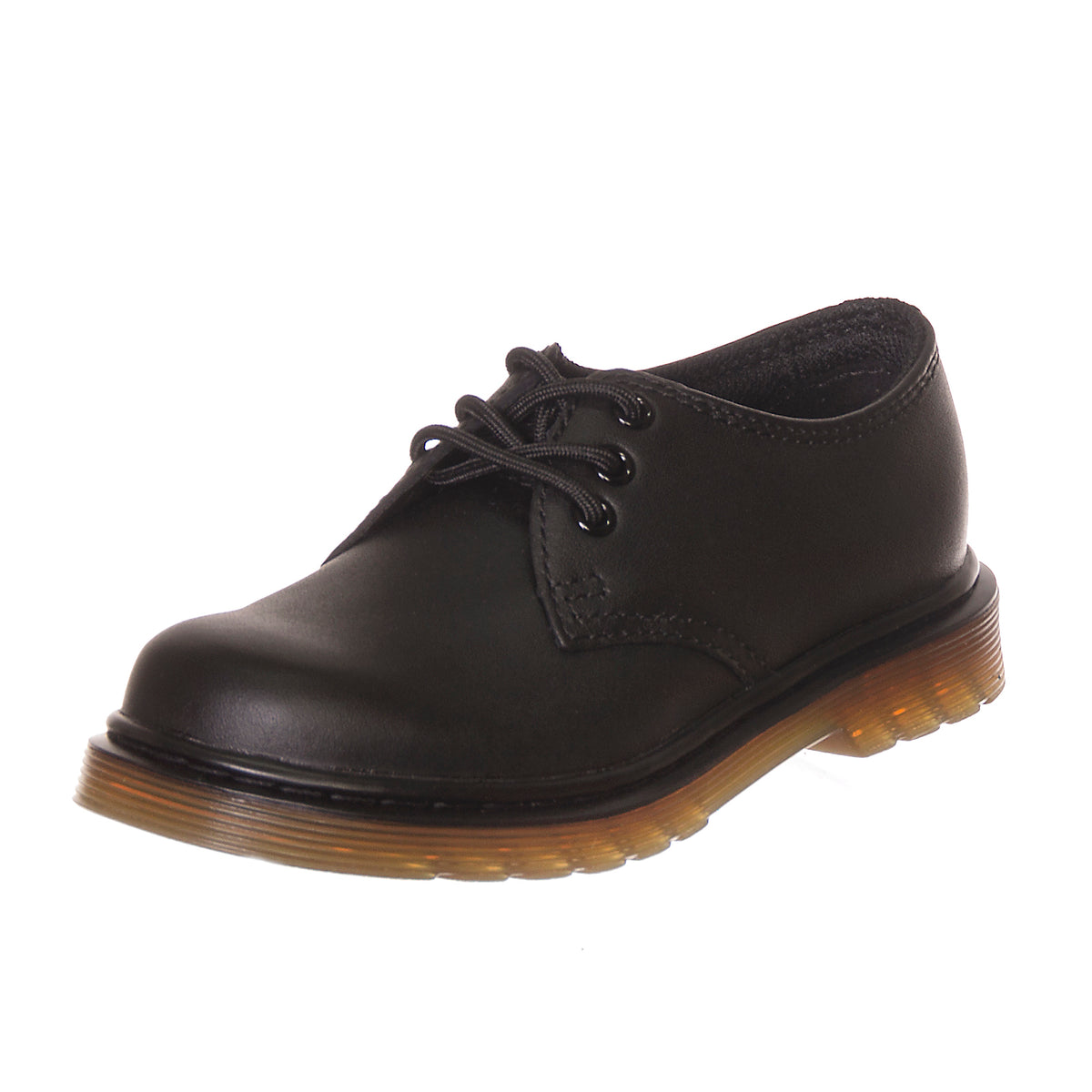 Everley Shoes - Black - Scarpe Stringate Profilo Basso Bambino Nere DMKEVEBK15378001 . DR.MARTENS 