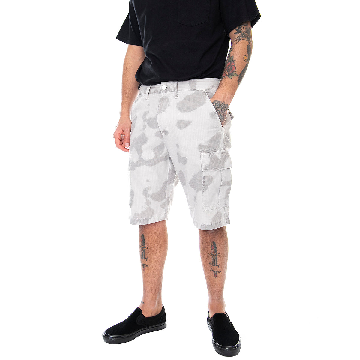 Mens 45 Combat Shorts - Desert Smog Camo - Bermuda Uomo Multicolore I028035-DSPGD . EDWIN 